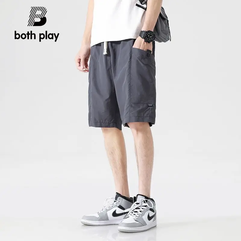 New Summer Shorts Men Wear Summer Ice Silk Casual Sports Workwear Five-point Mid-sized Pants 5