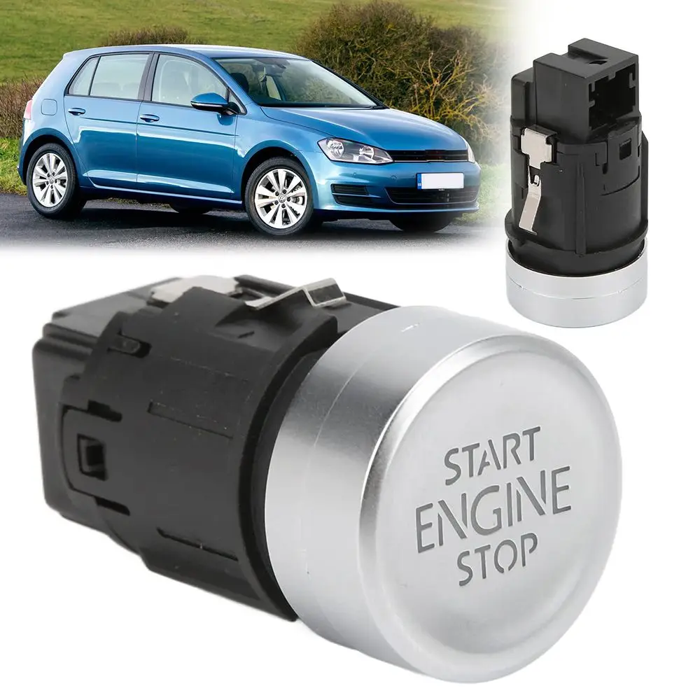 Per Tiguan 2008-2016 One-Button 5 N0959839 Per Golf 7 Car Engine Start Accensione Starter Switch Stop Pulsante Keyless Entry