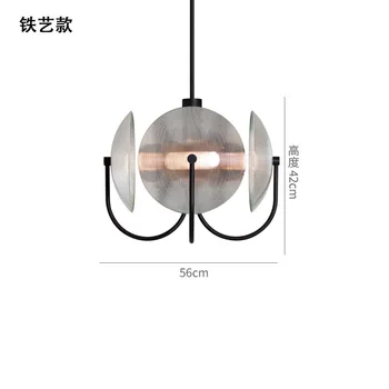 Nordic Designer LED Ceiling Chandelier Glass Dining Living Room Center Table Kitchen Pendant Lamp Home Decor Lighting Fixture 4