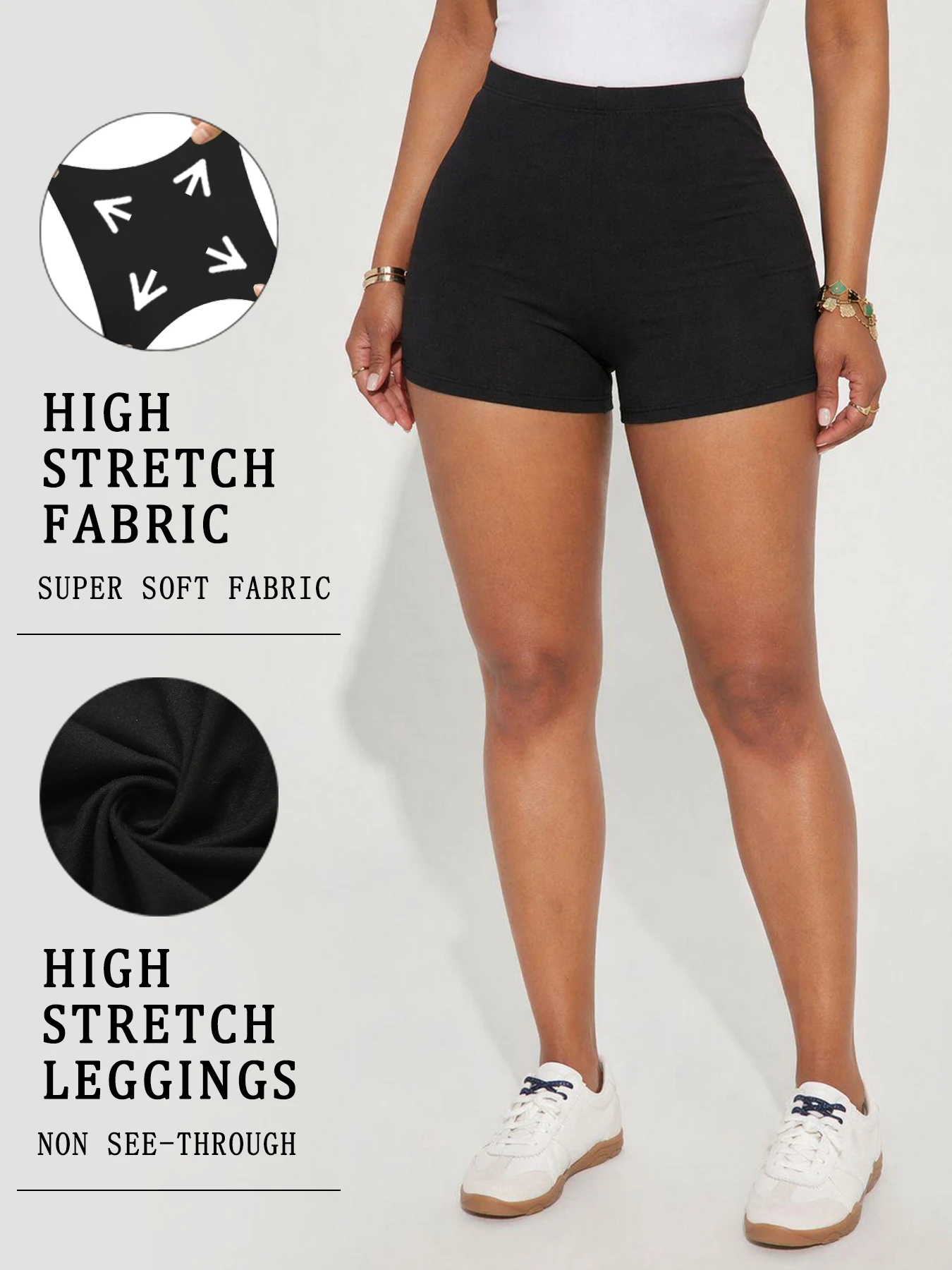 High Elasticity Sports Shorts Biker Shorts For Women Super Soft Yoga Running Push Up Gym  Fitness Women's Activewear
