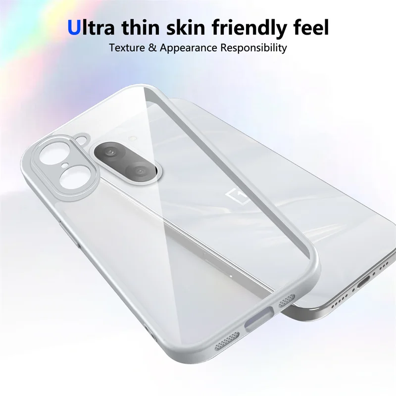 Shockproof Silicone TPU Bumper with Clear Back - OnePlus Nord CE5 Case