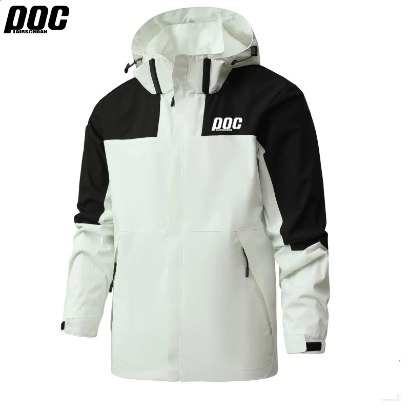 Cycling Jacket Cycling Clothes LairschDan POC MTB Windbreaker Bicycle Coat Cycling Raincoat Men's Motorcycle Downhill Bike Jacket Waterproof Abbigliamento Moto