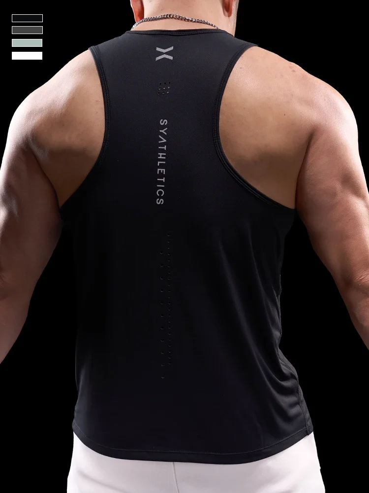 Mens Womens Athletics Tank Top Running Vest Speed Sports Fitness Shirts Guys Athlete Track Field Marathon Sleeveless Clothing