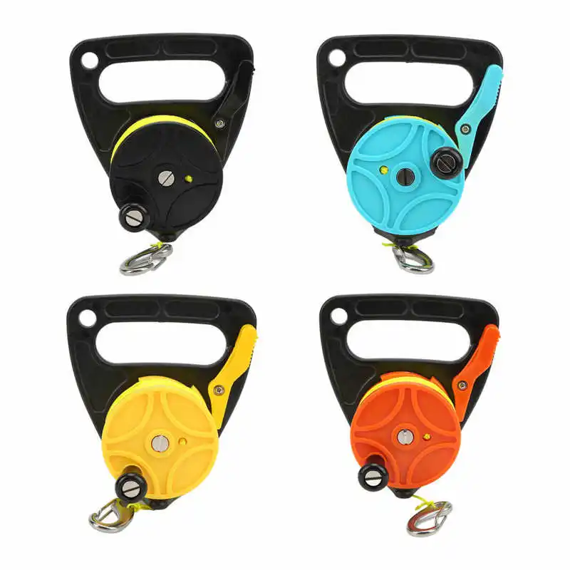 46/83m Diving Rope Reel Diving Reel with Thumb Stopper Hook