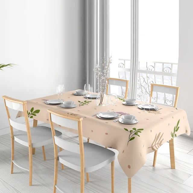 Minimalist Leaf Tablecloth Runner 3
