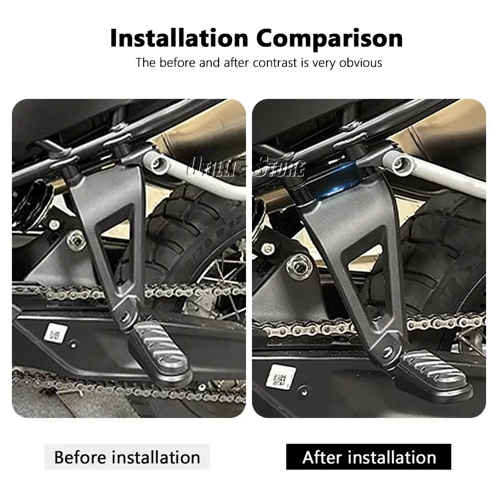 Rear Foot Peg Lowering Kit Bracket 20mm For CFMOTO 800MT / Ibex 800