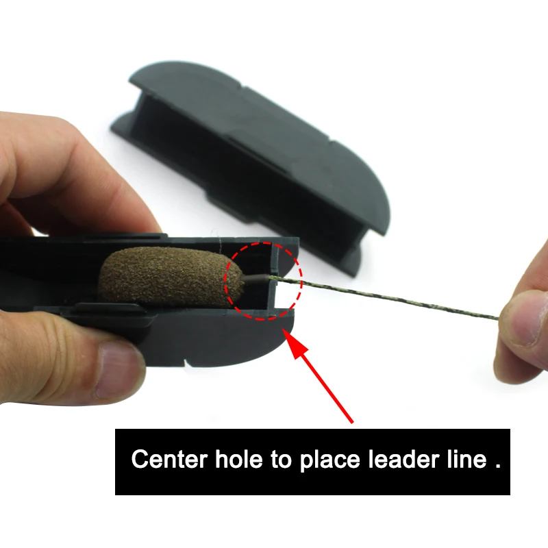 1Box Carp Fishing Line Leader Storage Case Box Plastic Slot To Fix Two Parts Hair Ronnie Zig Rig Carp FishingAccessories