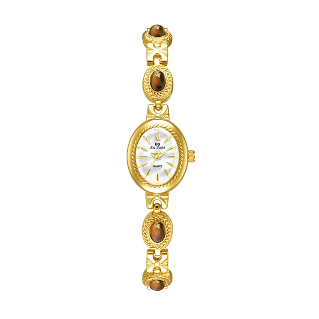 Jadelle Retro Stone Bracelet Watch 1