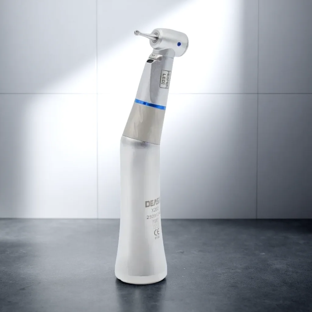DEASIN Dental X25LKV1 Niedrigdrehzahl-Handstück 1:1 Glasfaser-Kontrawinkel mit Turbinen-Antrieb Dentalinstrumente