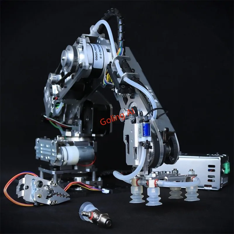 Braccio Robotico Industriale 24D a 4 Assi, Braccio Meccanico di Alta Precisione con Motore a Riduzione Planetaria per Robot Programmabile Gcode - immagine 4