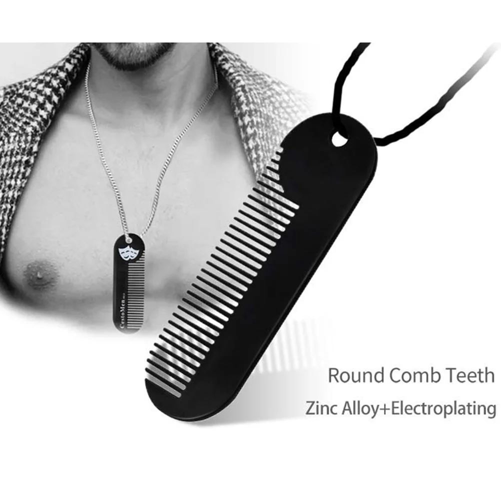 Combs Sturdy Hair Styling Zinc Alloy Beard Clean Salon Gadget Portable Accessories