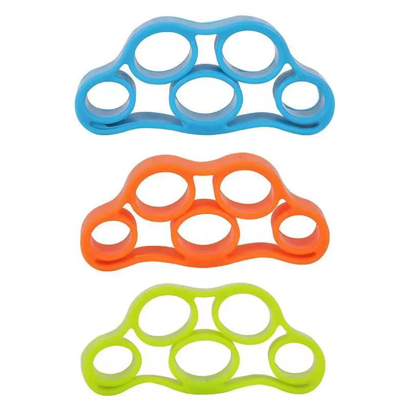 Finger Exerciser Silicone Hand Gripper Relaxing Occupational Therapy Toys Kids And Adults 3PCS