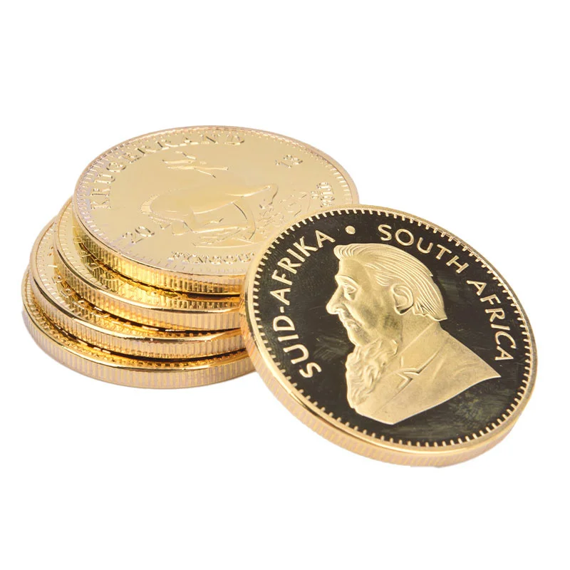 1 Pz Sud Africa Saudita Africa Krugerrand 1Oz Moneta D'Oro Paul Kruger Token Value Monete Da Collezione