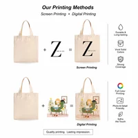 100 pièces/lot, sacs fourre-tout en toile personnalisés en gros, sacs de shopping écologiques réutilisables, sacs promotionnels en coton en vrac 5