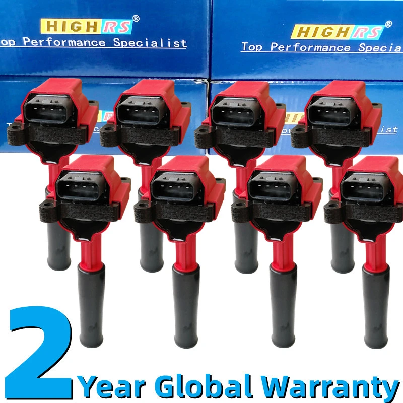 Fit Jaguar Ignition Coils Vanden Plas Xj8 Xjr Xk8 Xkr V8 4.0l