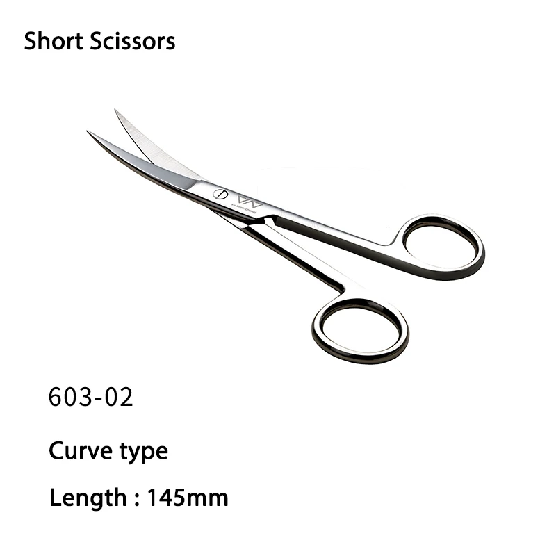 VIV Aquatic Stainless Spring Steel Plant Scissors Curved Scissors Wave Shape Scissors ADA Quality for Aquarium 