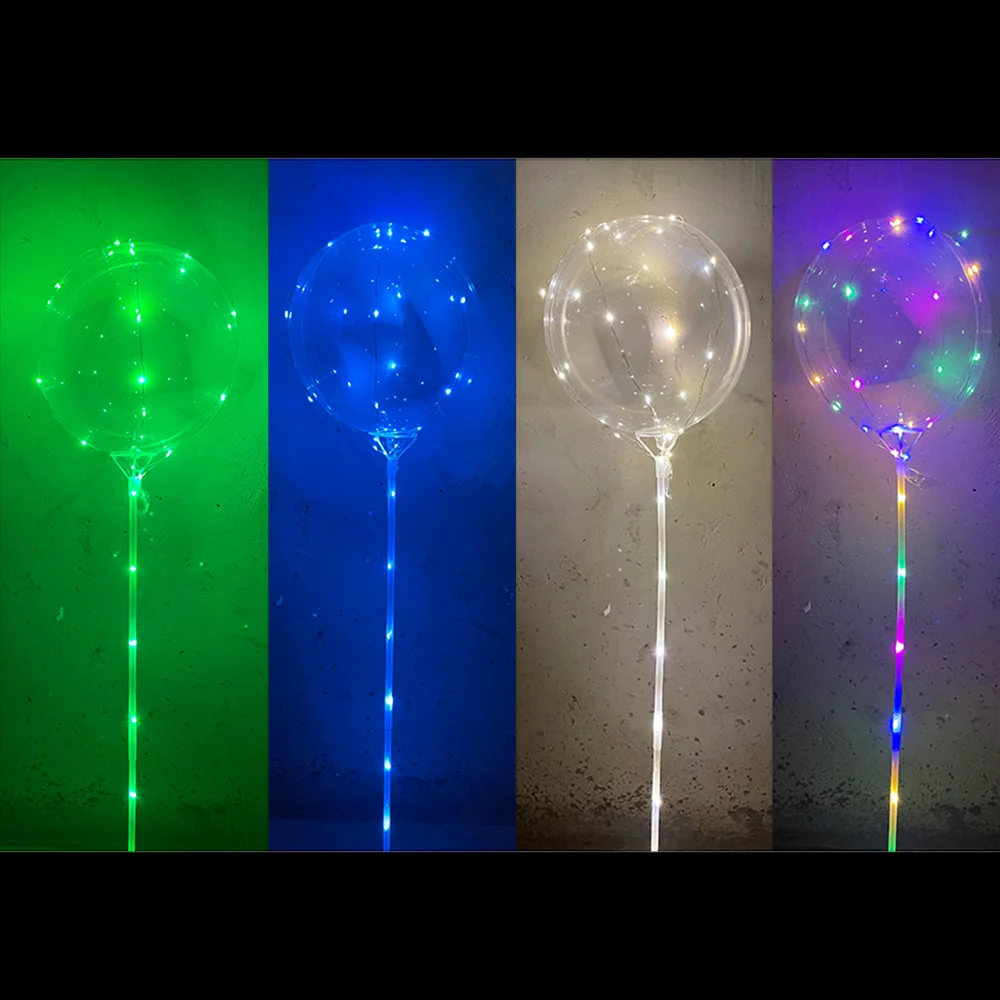 9KindsofLEDBalloonlightupBoboBalloonGreenBluePinkLed