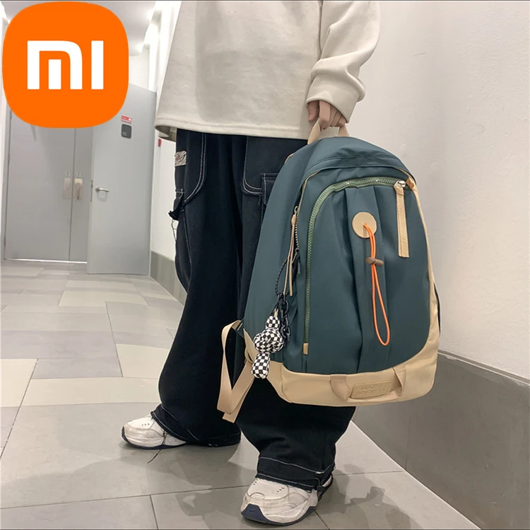 

Xiaomi backpack Leisure Travel Men Large Capacity Travel for Leisure Junior High School and College Students Bag