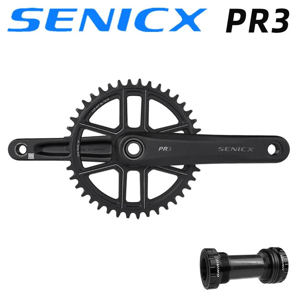 SENICX Chainwheel Gravel Bike PR3 165/170/172.5/175mm Crank with