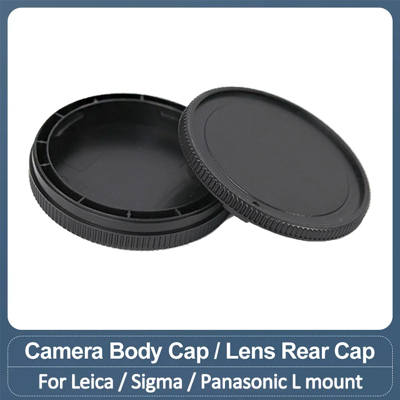 Copriobiettivo e Copricorpo per Fotocamera, Cappuccio Posteriore Portatile per Obiettivo, Compatibile con Porta Scheda L per Leica, Sigma, Panasonic con Attacco L - Image 6