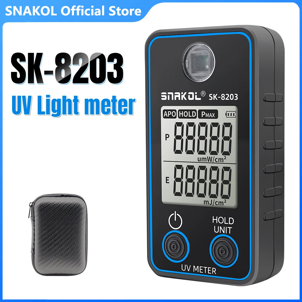 SK8203 Digital UV Illuminometer Professional UV Tester Ultraviolet