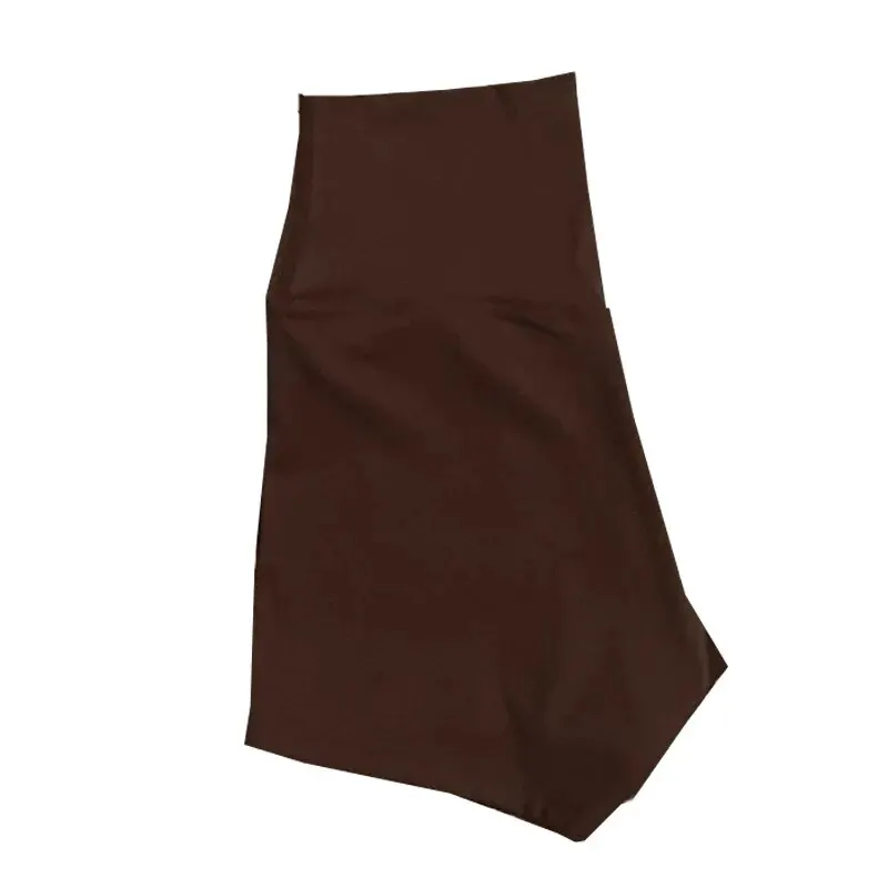 Women's Sexy High Waist Solid Color Yoga Shorts - Soft, Tight, and Perfect