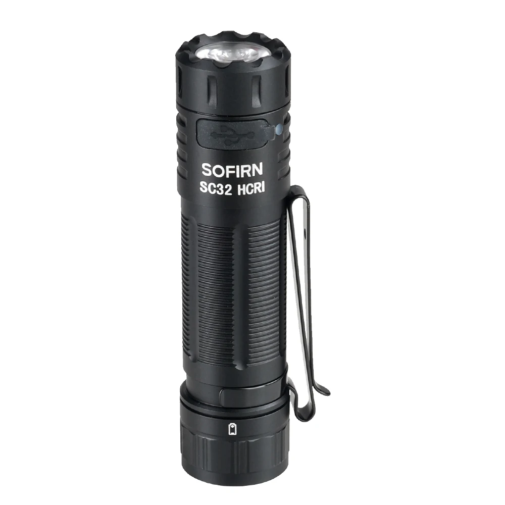 Sofirn SC32 LED Flashlight 1900lm USB C Rechargeable 18650 P