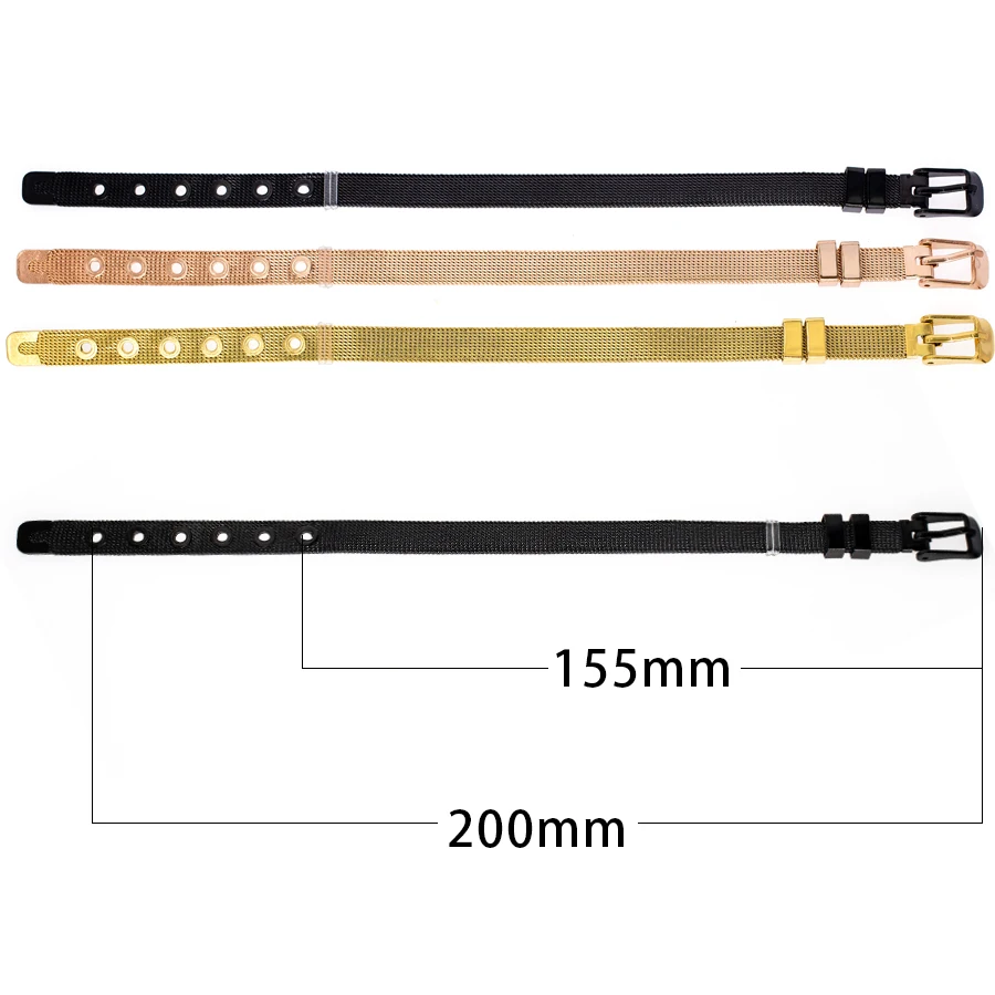 1pc 8mm Wide 21cm Length Stainless Steel Bracelet Bangles Wristband Fashion Accessory Top Quality 4