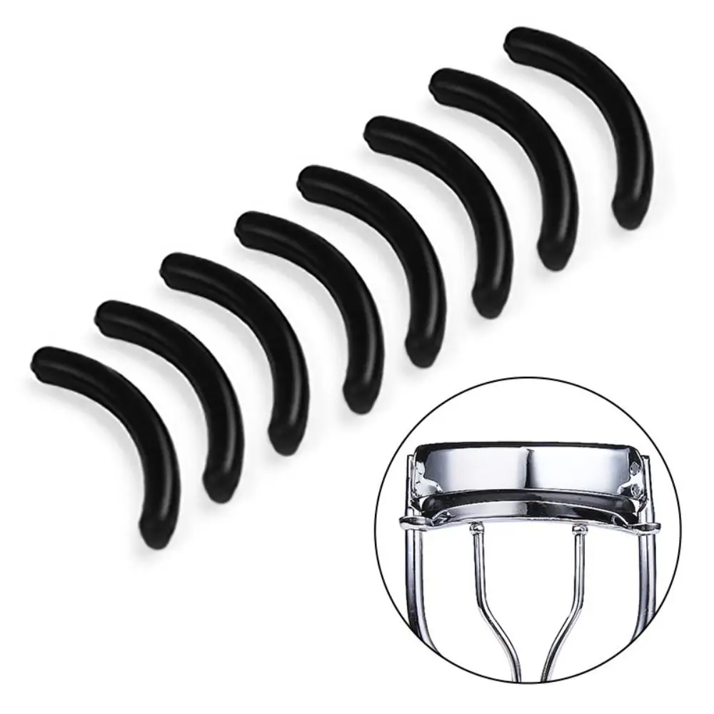 Eyelash Curler 20/50/100pcs Black White Replacement Eyelash Curler Refill Silicone Pads Makeup Styling Tool Eyelash Curler Replacement Pads