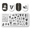 Art Nail Stamp MouTeen183 Divine Soldier Nail Stamping Plates Manicure Set For Nail Art Stamper 1