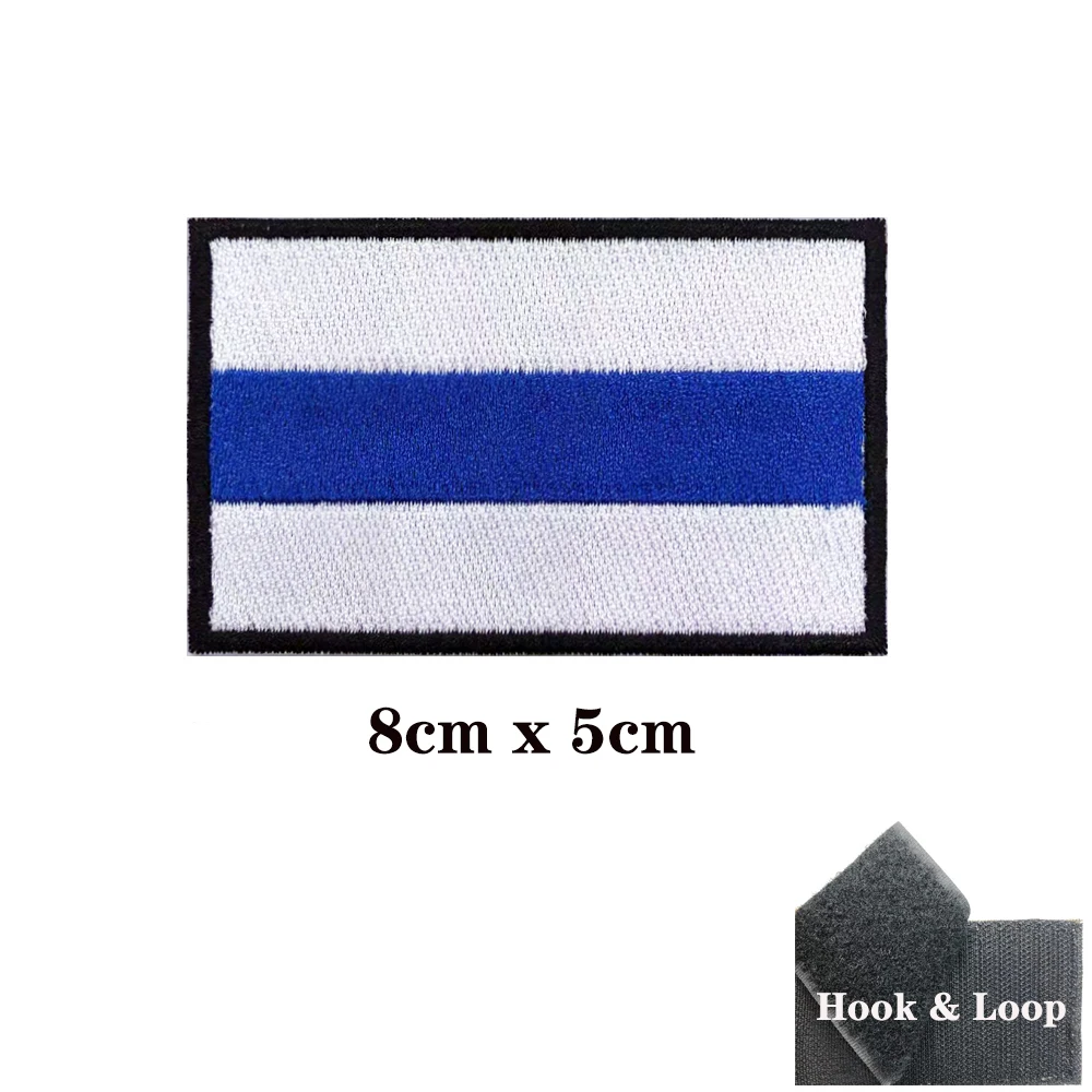 Republic Of Belarus Flag Armband Embroidered Patch Hook & Loop Iron On Embroidery Velcros Badge Military Moral Stripe 