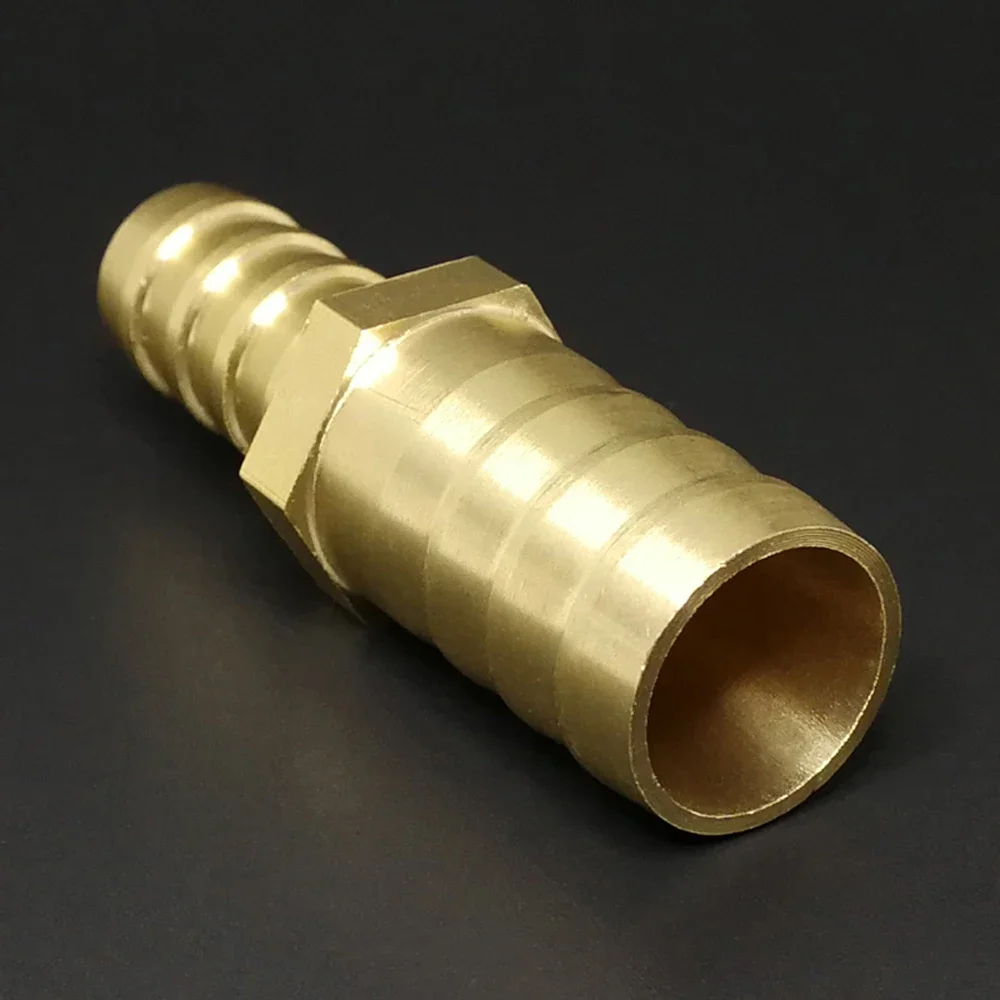 2.5 3 4 6 8 10 12 14 16 19 25 32 mm Hose Barb Hosetail Straight Reducing Reducer Adapter Transfer Brass Pipe Fitting Water Gas