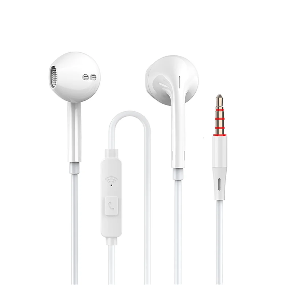 

S18 Wire-controlled Headset With Microphone In-line Subwoofer Hands-free Calling Ergonomic Headphone