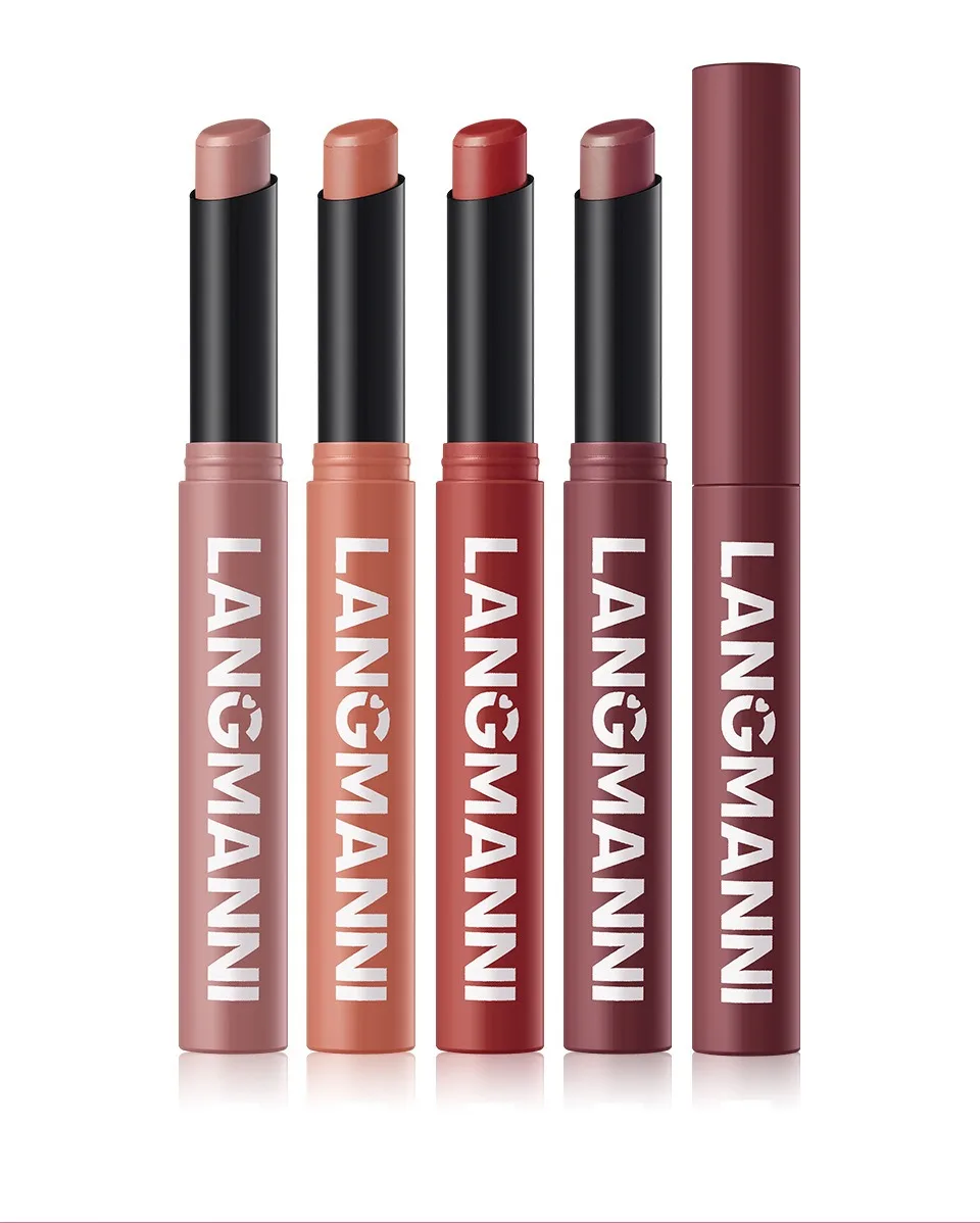 Matte Lipstick Pencil Waterproof Long Lasting Lip Stain Tint_voghion.com