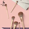 Shoushoulang Professional Make Up Brush Set 12pcs Face Powder Blush Eye Shadow Brush Soft Synthetic Fiber Makeup Brush Kit 3