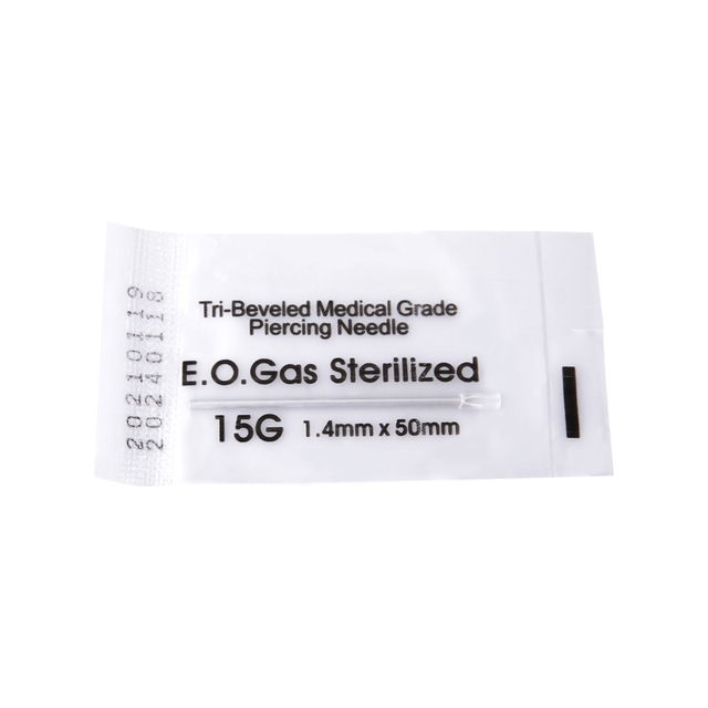 Disposable Tattoo 12g/14g/16g/18g Piercing Needles Navel Nipple Ear Nose Lip Stainless Steel Piercing Needles Kit Tool