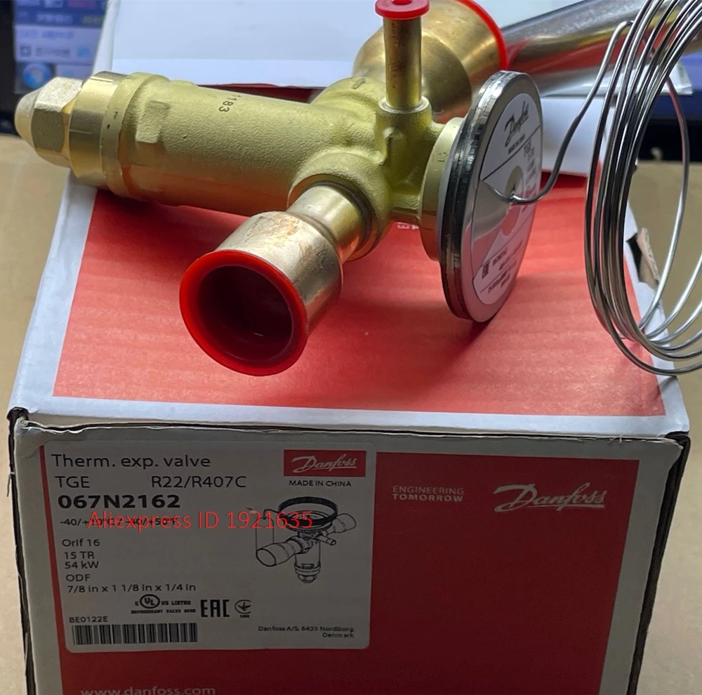 Original DAN.FOSS Thermal Expansion Valve TGEX 067N2162 R22/R407C 15TR 54KW FAIRSZ STORE