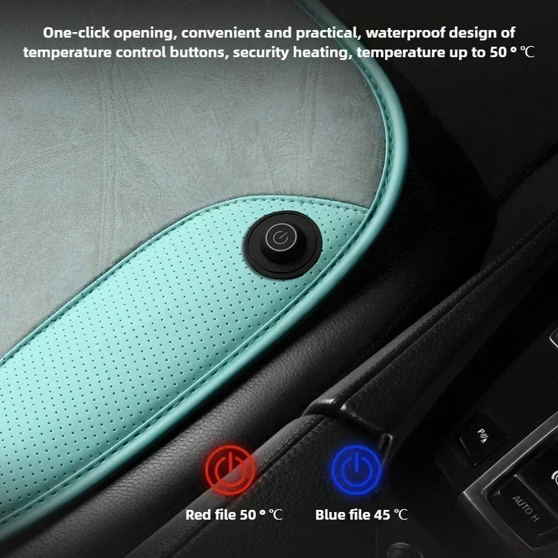 Heated Universal Car Seat Protector with USB Interface