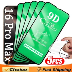5 - Pack HD Soft Ceramic Screen Protectors - Premium Shatter - Resistant Film - HD Soft Ceramic Film (13 Mini)