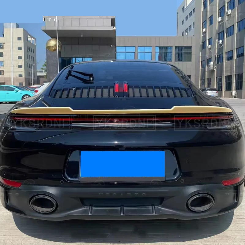 ABS 덕테일 리어윙 스포일러, 포르쉐 911 카레라 4S 992 2019 2020 2021 2022 + 용, 신상 자동차 액세서리