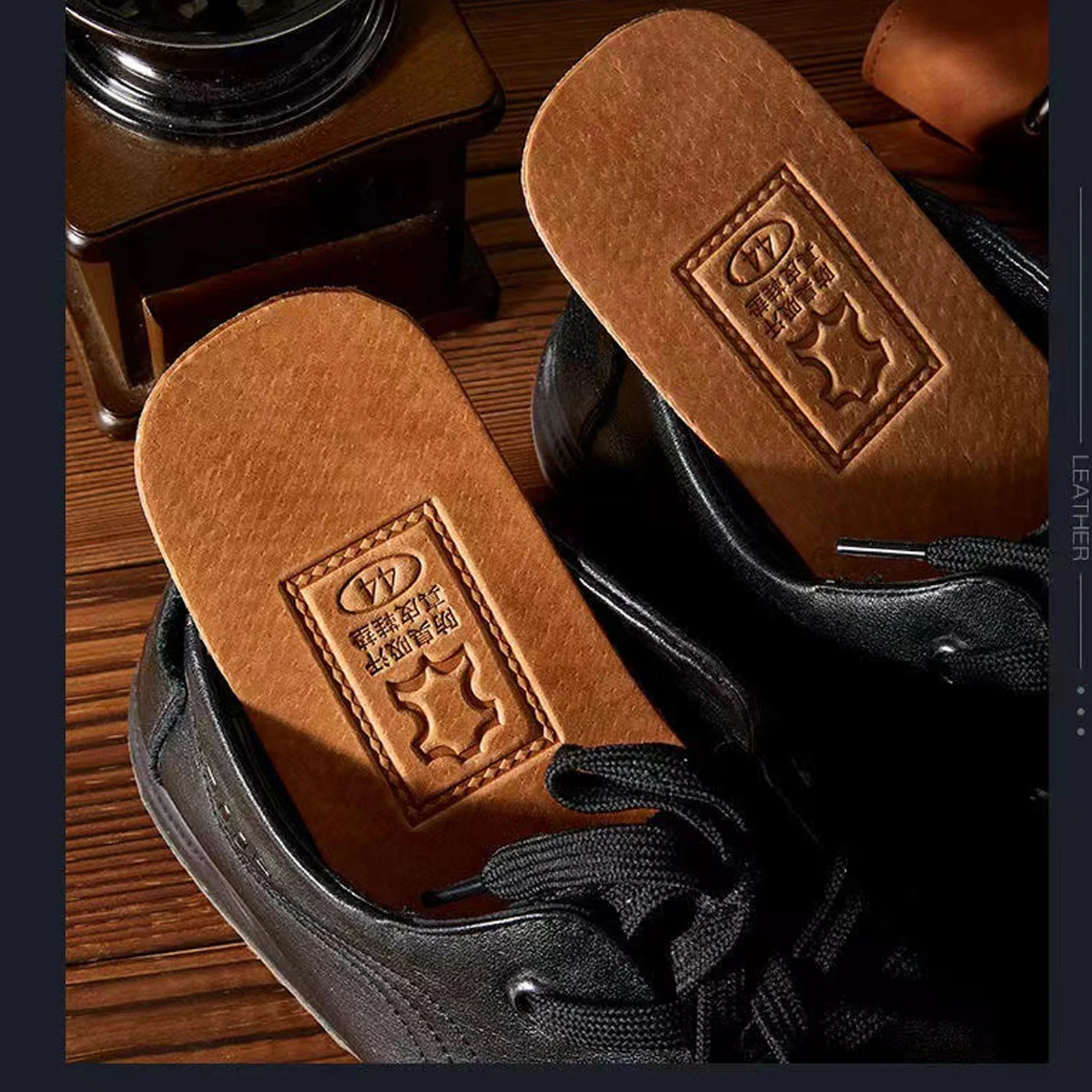 1 Pair Cowhide Insole for Shoes Men Women Comfortable Deodorant Ultra Thin Leather Insoles Flats Replacement Inner Shoe Sole shoe insoles