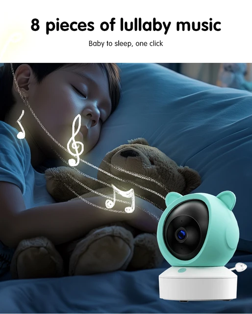 Danmini Video Intercom Baby Monitor TUYA APP Remote Control Infrared Night Vision Crying Detection 1080P Indoor Security Camera 5