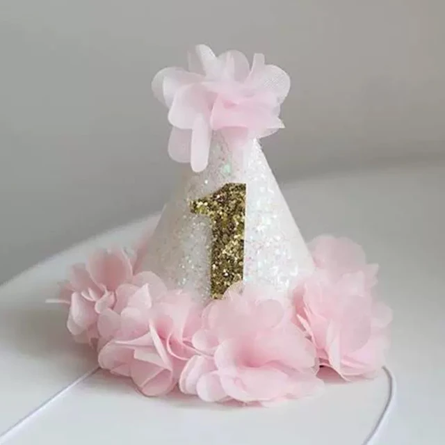Cappello A Cono Per Primo Compleanno Bambino - Decorazione Per Foto E Feste Cake Smash - Foto 13