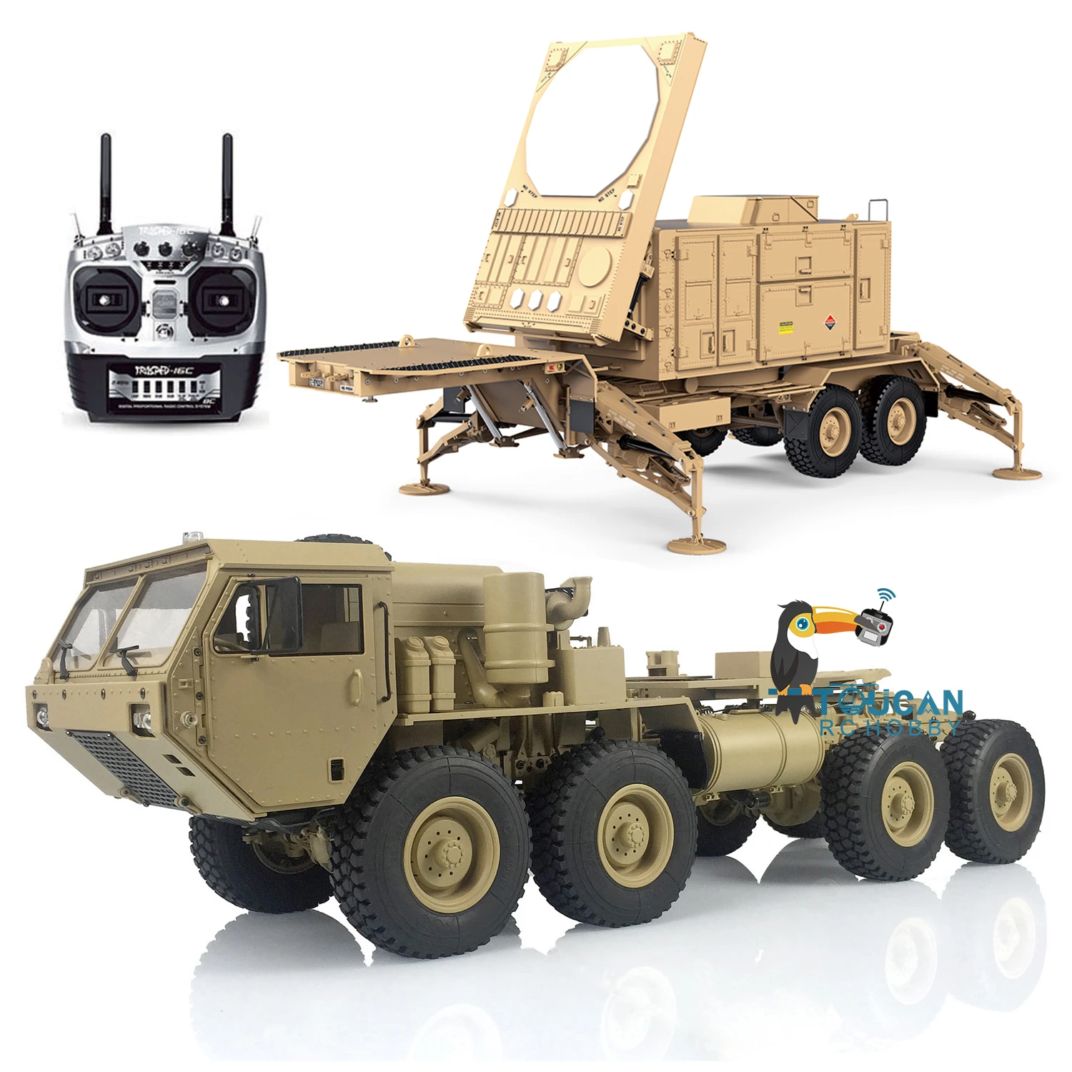 Military Truck P804 Trailer Rc Car 