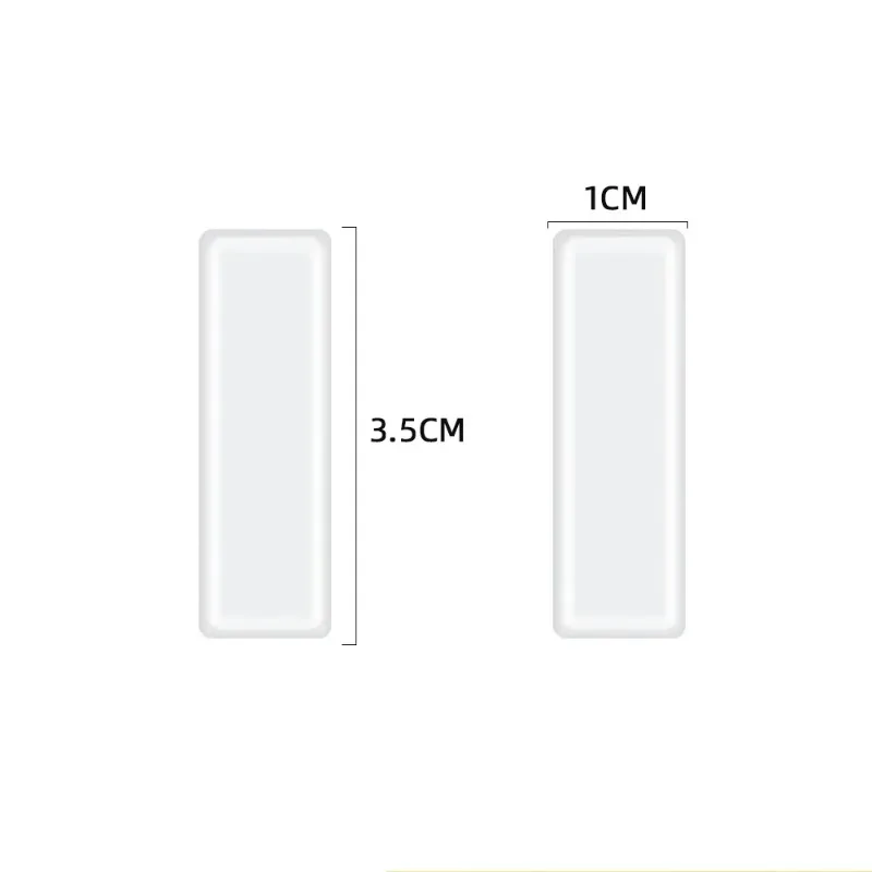 Silicone Door Stop Transparent Handle Buffer Cabinet Bumpers Anti-Collision Pads Wall Protector Silencer Crash Stickers 8/24Pcs