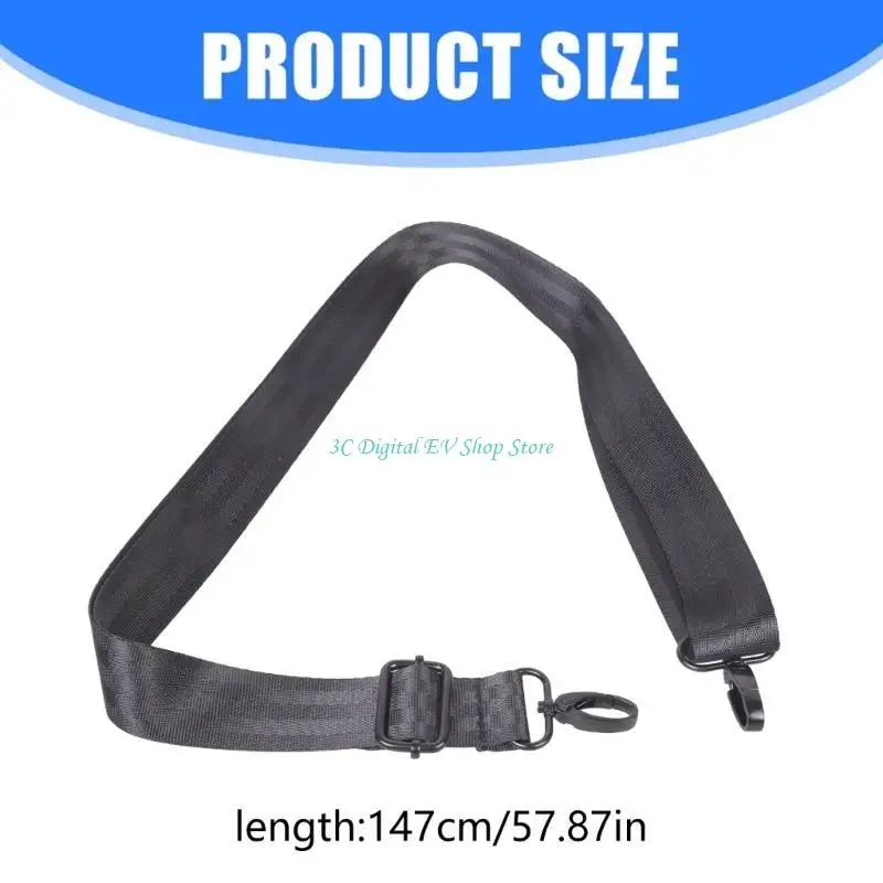 E74D 핸드백 악기용 인체공학적 어깨 스트랩 134cm 조절 가능한 길이 3cm