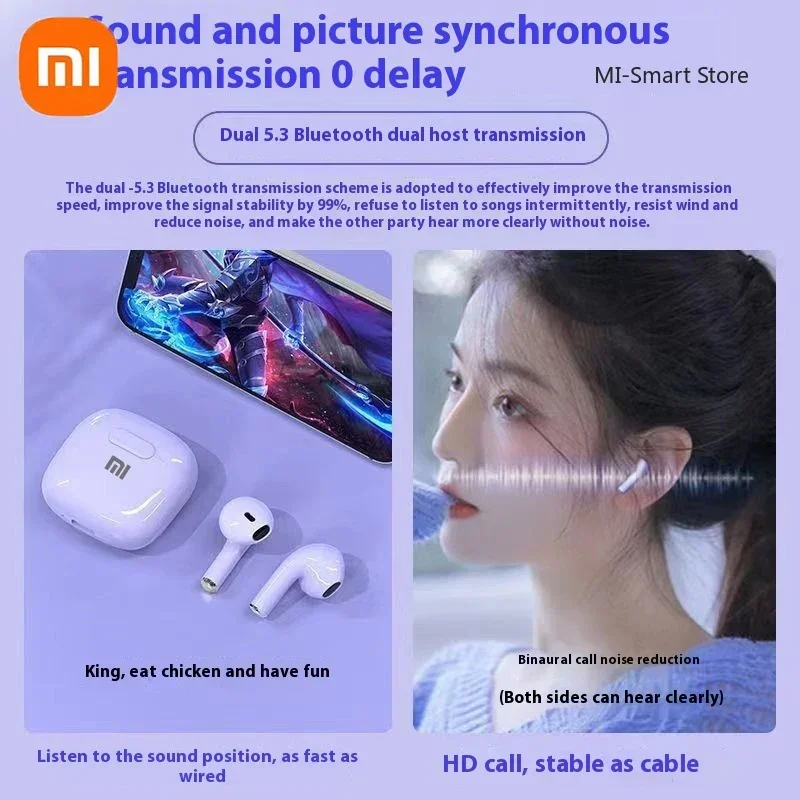 XIAOMI A2pro Mini Wireless Bluetooth Earphones Bluetooth 5.3 TWS Headset Touch Control Sports Waterproof Gaming Headphones 4