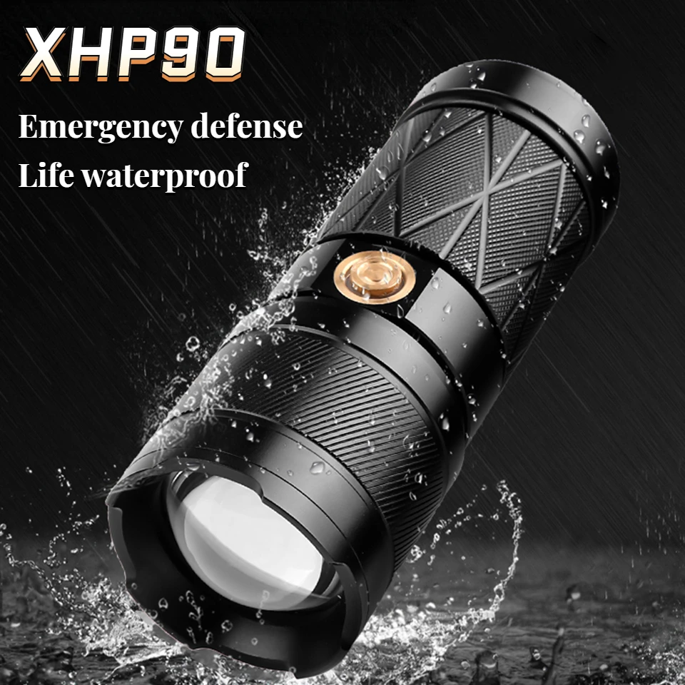 xhp902-super-bright-led-double-head-flashlight-waterproof-rechargeable-zoomable-torch-work-light-spotlight-floodling-lantern