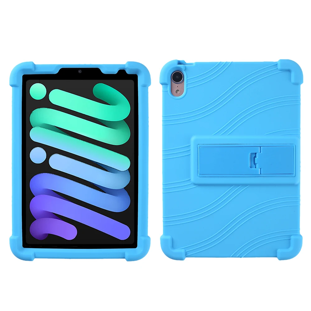 Universal Soft Silicon Stand Cover with Protective Back