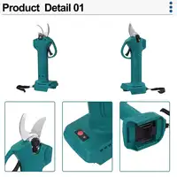 40mm Brushless Pruning Shear Cordless Pruner Fruit Tree Bonsai Pruning Electric Tree Branches Cutter for Makita 18V Battery 2